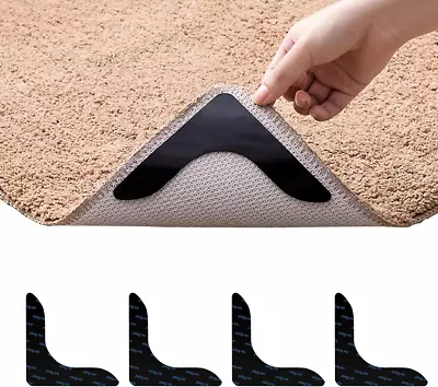 Rug GrippersNever Curl Rug Grippers Non Slip Reusable Carpet Stickers For Area  • $9.88