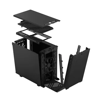 Fractal Design CASE ITX Define 7 Nano Black Solid :: FD-C-DEF7N-01  (Components  • £108.21