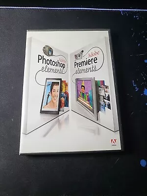 Adobe Photoshop Elements 3.0 & Adobe Premiere Elements 🕹 PC CD ROM🕹 • $60