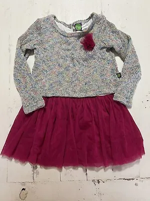 Girls Dollie & Me Sweater Dress Pink Bottom Multi Color Top. Size 5T • $10