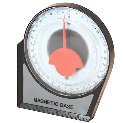 New Magnetic Inclinometer Roofing Scaffolding Angle Finder Level Gauge 100mm • £9.75