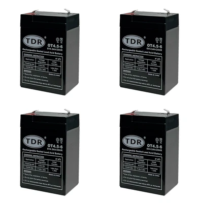 4x 6V 4.5AH Battery / AGM VRLA Lead Acid Battery - Replace 6V 4.5AH 6V 4AH • $88.95