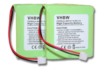£10.09 • Buy 2x Battery For BT Verve 450, 450 Black, 410 SMS, 410 Twin, 410 Treo 600mAh