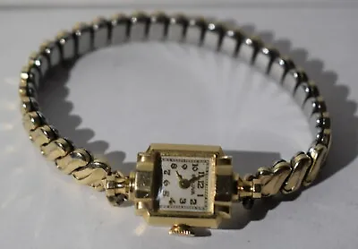 $245 • Buy Antique Vintage 14K GOLD Bulova Ladies Wrist Watch