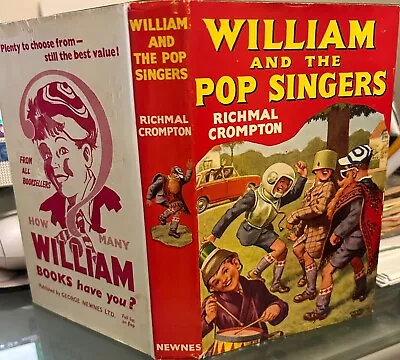 £50 • Buy Richmal Crompton  William And The Pop Singers  1965 First Uk Edition. Fine