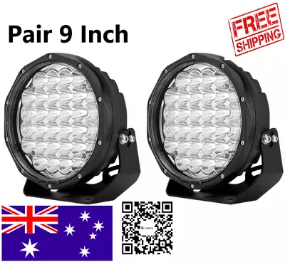 Pair  9inch LED Driving Spotlights Osram Round Offroad Truck SUV Full Warranty • $160