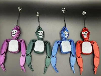 Gorilla Tag 4  Flexy Articulated Toy Or Keyring For School Bag - Made In UK - • £12.99