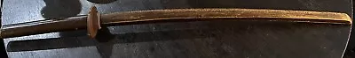 Vtg Japanese Solid Black Oak Wood Practice Sword Katana/Bokken 36”Training • $45