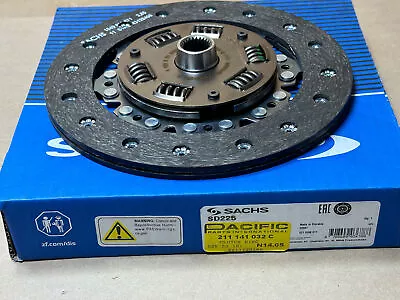Sachs SD225 210mm Clutch Friction Disc For 1972-74 VW Volkswagen 412 Bus Type-II • $46.99