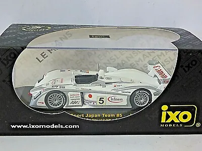 Ixo Models 1/43rd Scale Audi R8 Audi Sport Team Japan No.5 Le Mans 2003 • $19.92