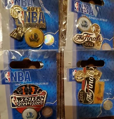 100 Dallas Mavericks 2011 Finals Pins Champions Lot • $100