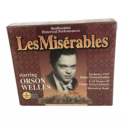Smithsonian Historical Performances: Les Miserables By Victor Hugo (1998 CD) NEW • $19.79