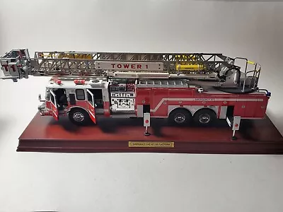 Franklin Mint Emergency One E-105  Tower Platform Fire Engine 1:32 Diecast Truck • $549.95