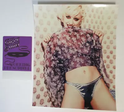 Madonna Color Photo + Backstage Pass Satin Sticker From Girlie Show - OTTO ! • $16.99