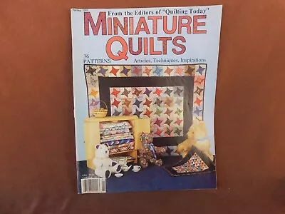 Miniature Quilts Magazine Spring 1989 • $3.99