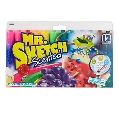 Mr. Sketch Scented Markers Chisel Tip Assorted Colors 12 Pack • $13.79