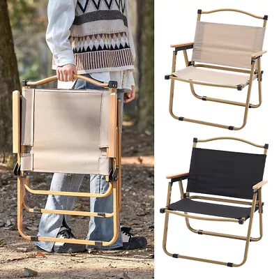 Folding Padded Deck Chair For Outdoor Garden Camping HeavyDuty Luxury Padding UK • £19.95