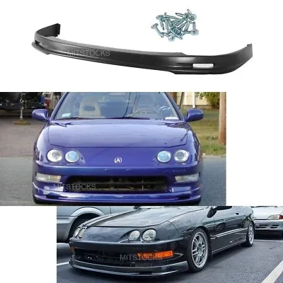 For 98-01 Integra Dc2 Mugen Style Add-on Pp Black Front Bumper Lip Spoiler Chin • $58.88