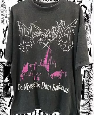 Vintage Mayhem Chacoal Color Metal Cotton Unisex Tshirt For Men Women KH2996 • $16.99