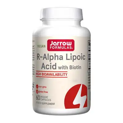 Jarrow Formulas R-Alpha Lipoic Acid With Biotin 60's • £52