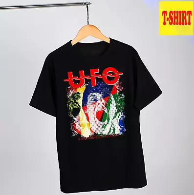 UFO Band Black T Shirt Size S M L 234XL Cotton Men U1257 • $17.09