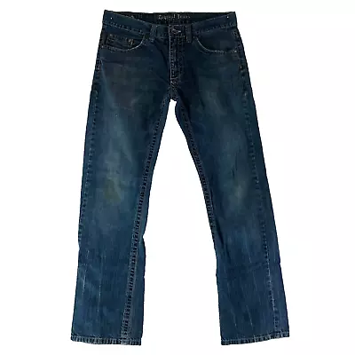 Request Jeans Men's 32x32 Blue Denim LOT Of 2  RN 87628 Heavy Stitching Cotton • $29.96