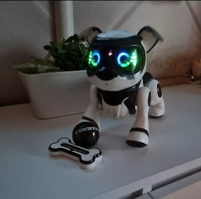£29.99 • Buy TEKSTA Electronic Robotic Puppy Dog Blue Interactive Pet / Used Once