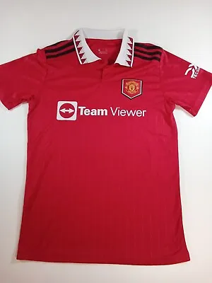 Manchester United 22/23 Home Men's SMALL Jersey - Red Collared • $18.99