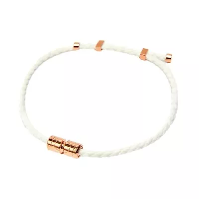 Clavis Vita Magnetic Therapy Sports Golf Health Necklace White Band Rose Gold • $199