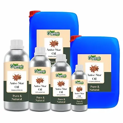 Bulk Anise Star (Illicium Verum) Organic Zing Essential Oil -Wholesale Prices. • $380.70