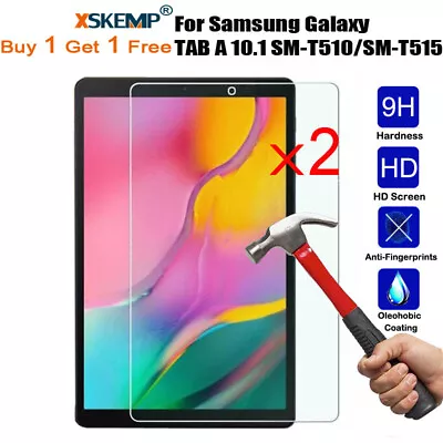 2Pcs Tempered Glass Screen Protector For Samsung Galaxy Tab A 7.0/8.0/10.1 Inch • £5.94