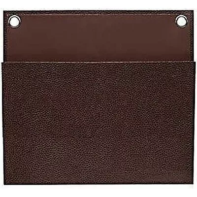 Martha Stewart Home Office Adhesive Wall Pocket File Folder Holder Brown • $7.49