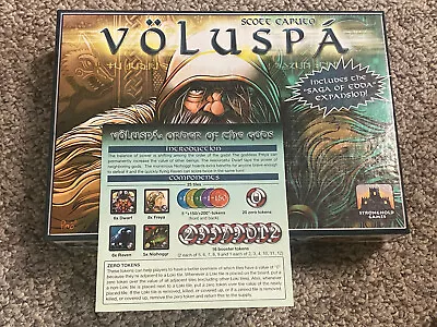 Voluspa + Order Of The Gods Expansion - Stronghold Games - Complete • $44.99