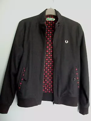 £69.99 • Buy Fred Perry Twisted Wheel Harrington Bomber Jacket - Size 8
