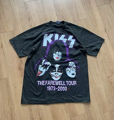 Vintage KISS Farewell Tour T Shirt Single Sitch Mod Boot- Size 2X • $45