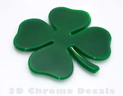 Clover 4 Leaf Irish Plastic Car Auto Decal Sticker   • $7.49