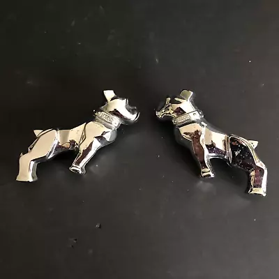 Pair Of Mack Truck Side Chrome Emblem Bulldog  Part #4mr2156 & Mr2157 • $80