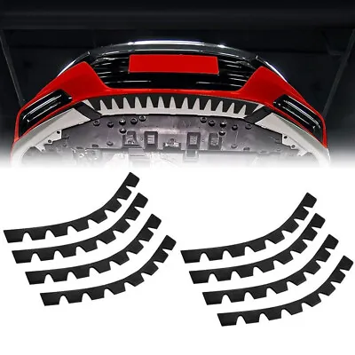 8Pcs Car Front Bumper Lip Guard Scratch Protector Stickers Kits DIY Universal • $25.10