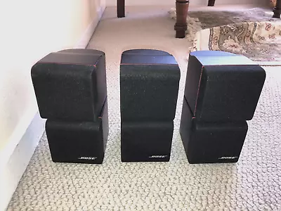 Bose Acoustimass Lifestyle Red Line Double Cube Speakers- Set Of 3 • $34