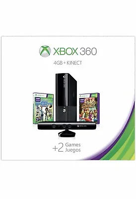 Microsoft Xbox 360 E Holiday Bundle 4GB Black Console • $389.99