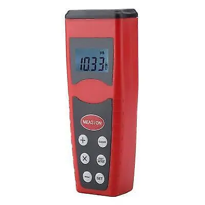 Electronic Ultrasonic Distance Meter Laser Pointer LCD Tester Speedy Measure • £12.68