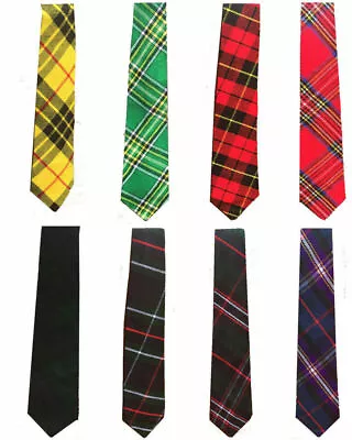 Men's Scottish Tie Various Clan Tartan - Acrylic Made Neck Tie - Ties For Kilts • $21.10