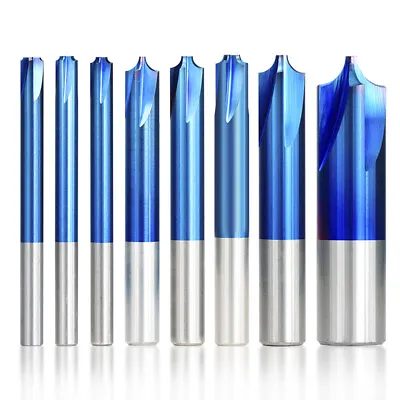 Carbide Milling Cutter R0.5-R5.0 Corner Rounding End Mill Blue Coated Tungsten • $17.62