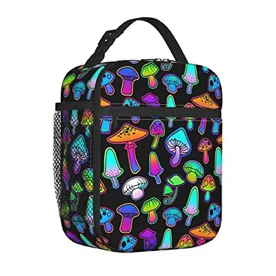 Mushroom Lunch Box Insulated For Teens Boys Girl Reusable Lunch Bag Tote Scho... • $19.06