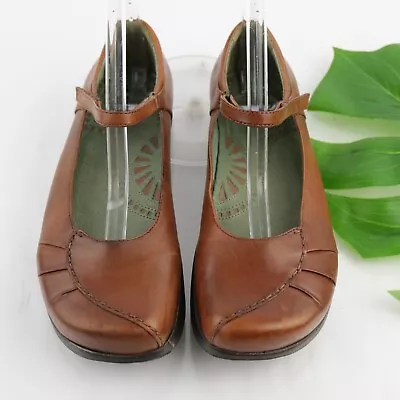 Kalso Earth Women's Simplista Mary Jane Shoe Size 7 Flats Brown Leather Loafer • $79.15