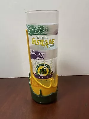 Signed Steve Cauthen Lane's End Stakes 2004 Glass Green Yellow Maker's Mark Wax • $75