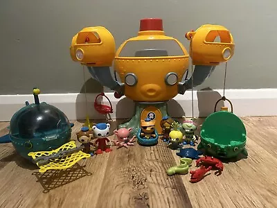 Octonauts Octopod GUP A & E Bundle Working Alert Full Set Figures & Creatures • £40