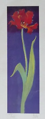 NEL WHATMORE  Parrot Tulip II  HAND SIGNED Limited Edition Flower UK Artist • £23.71