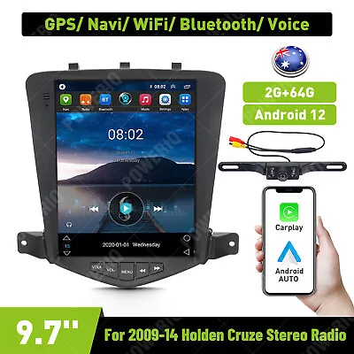 9.7'' Android 12 For 2009-2015 Holden Cruze Stereo Radio Gps Navi Wifi Carplay • $210