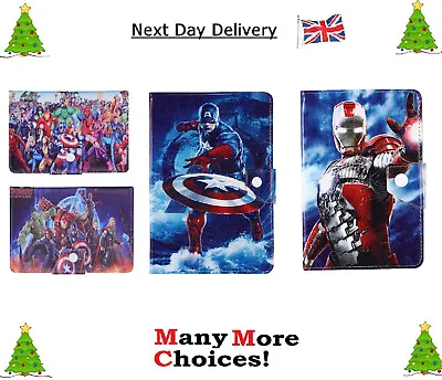 £15.99 • Buy Boys Heroes Case Compaible With All IPad Models ~ Protective Kids Stand Up Cover